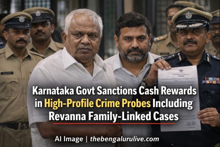 Karnataka government approves cash reward of over ₹35 lakh for investigation of high-profile criminal cases, including those related to Revanna family