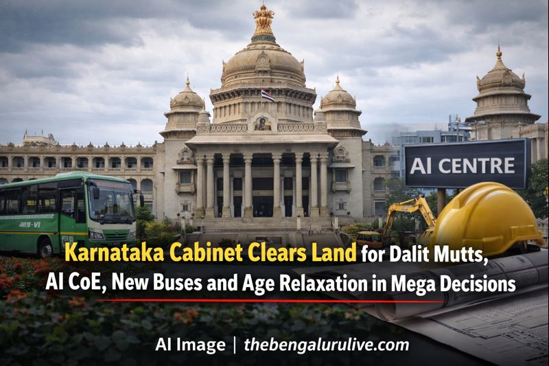 40 acres of land for Dalit monasteries, AI center, 650 new buses: Important decisions of Karnataka Cabinet