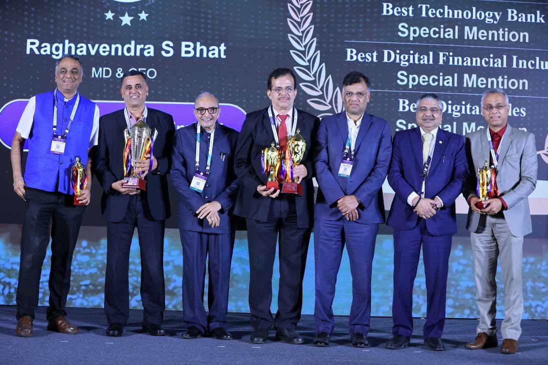 Karnataka Bank wins big in digital banking, bagging several awards at IBA Technology Awards
