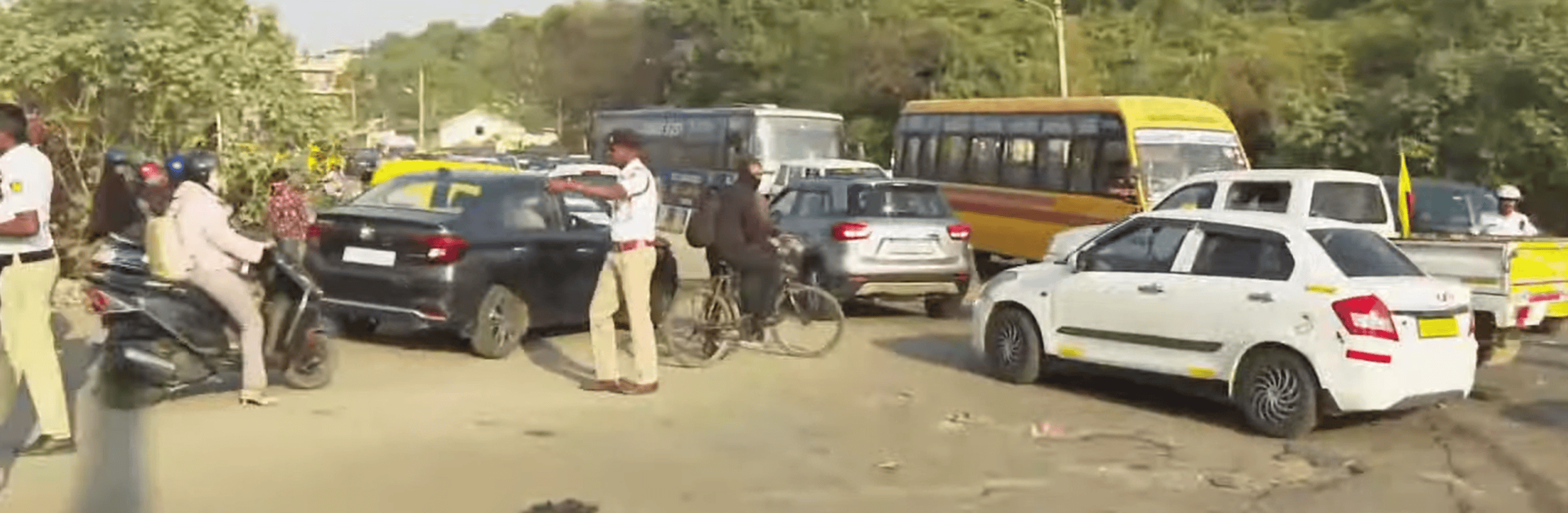 Bengaluru morning tragedy: Private college bus collides with Army Public School Aaya and 8-year-old son dead