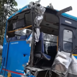 Bengaluru: BMTC bus collides with train while reversing