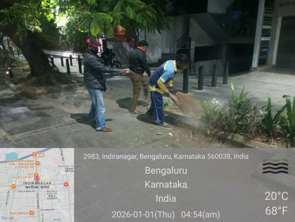 Clean Bengaluru on the first morning of the New Year: Record work to remove 9 tons of waste
