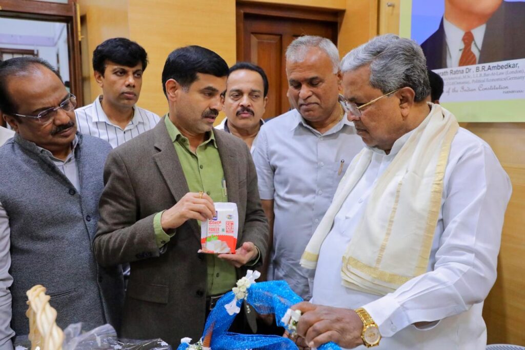 CM Siddaramaiah launches KMF's new 'Goodlife' range of Pro Milk, Ghee, Paneer, Probiotic Yogurt