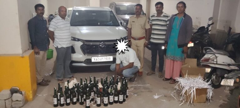 Defence liquor smuggling busted in Bengaluru; Liquor worth ₹26 lakh seized, two cars seized