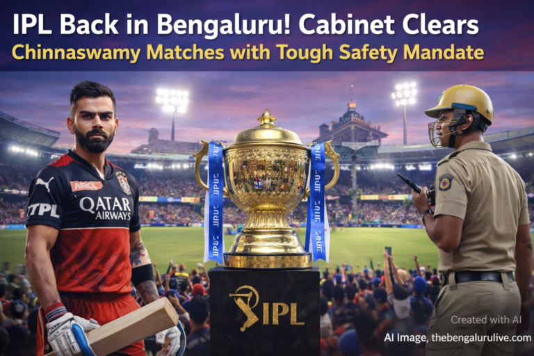 Cabinet approves IPL matches at Chinnaswamy Stadium with strict security conditions