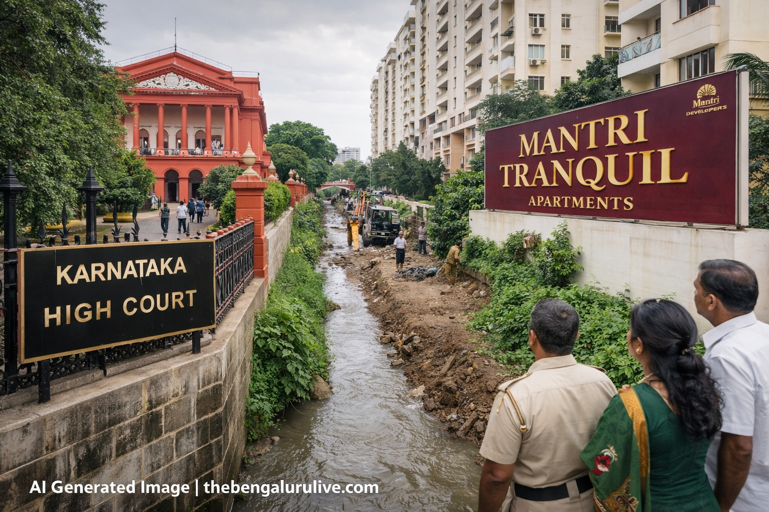 High Court orders restoration of storm water drain in Mantri Tranquil case