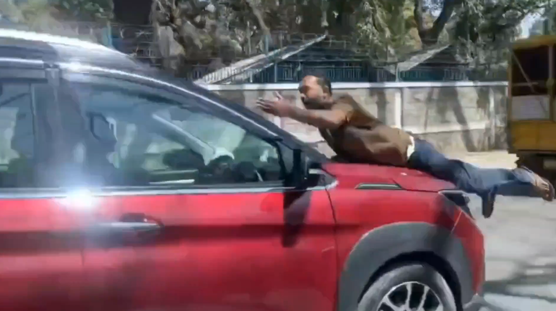 Bengaluru road rage: Driver dragged 1.5 km on car's bonnet over signal fight!