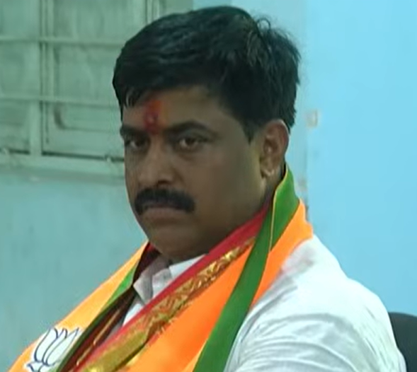 Defeated BJP candidate C. Muniraju