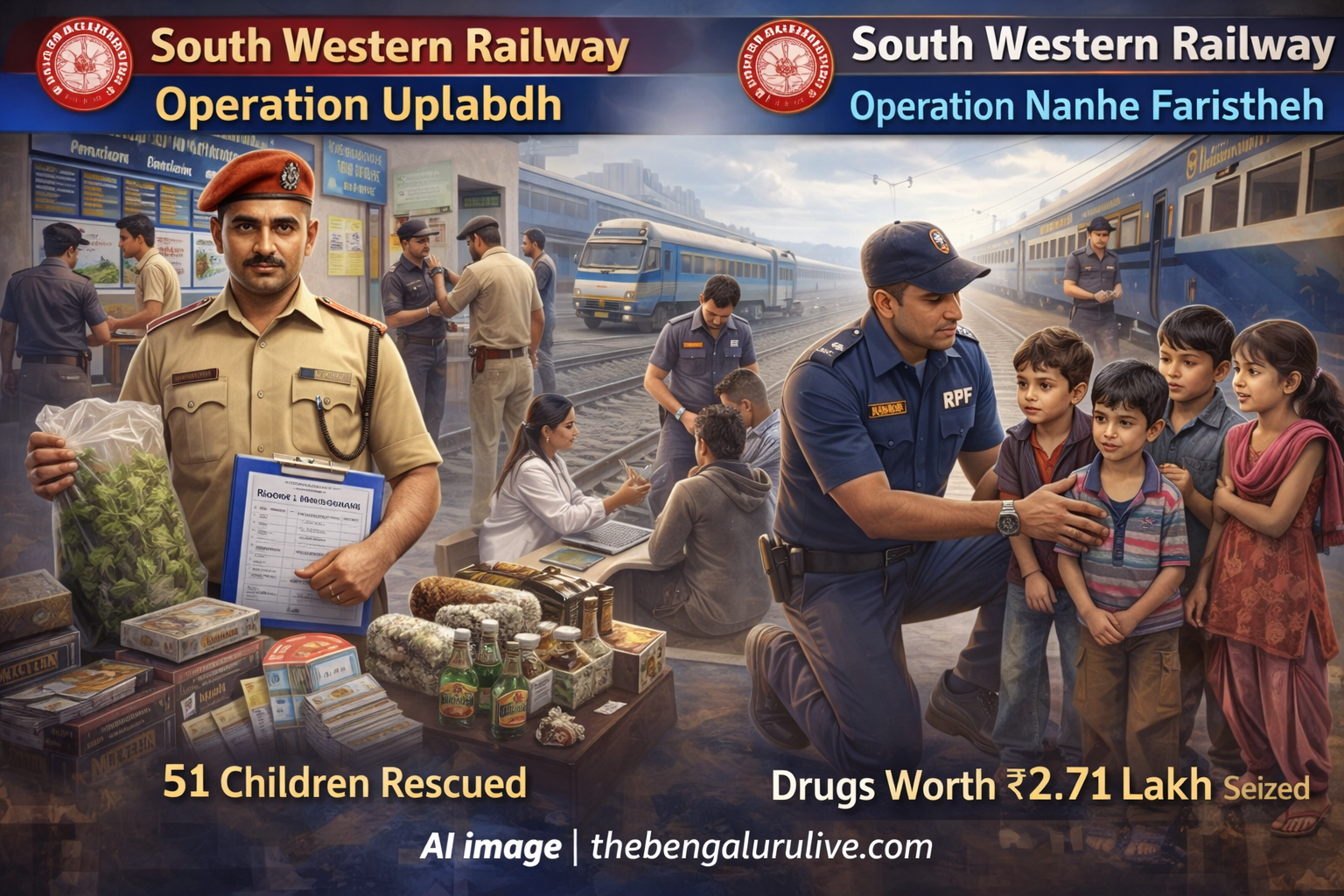 RPF achievements in February: 51 children rescued, items worth ₹44.8 lakh recovered