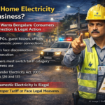 Are you running a shop or PG with your home's electricity connection? BESCOM warns of strict action