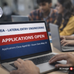 Lateral entry for diploma students: Last date to apply is April 3