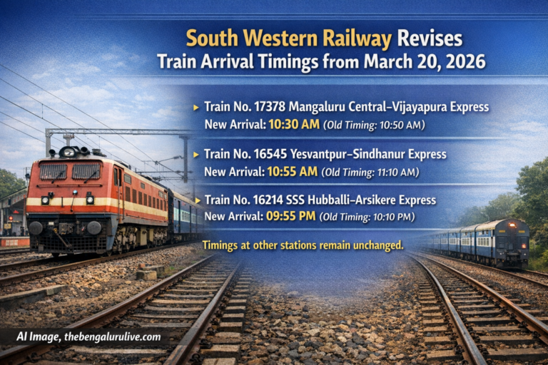 Travel Alert! South Western Railway timings revised from March 20, 3 trains to arrive early