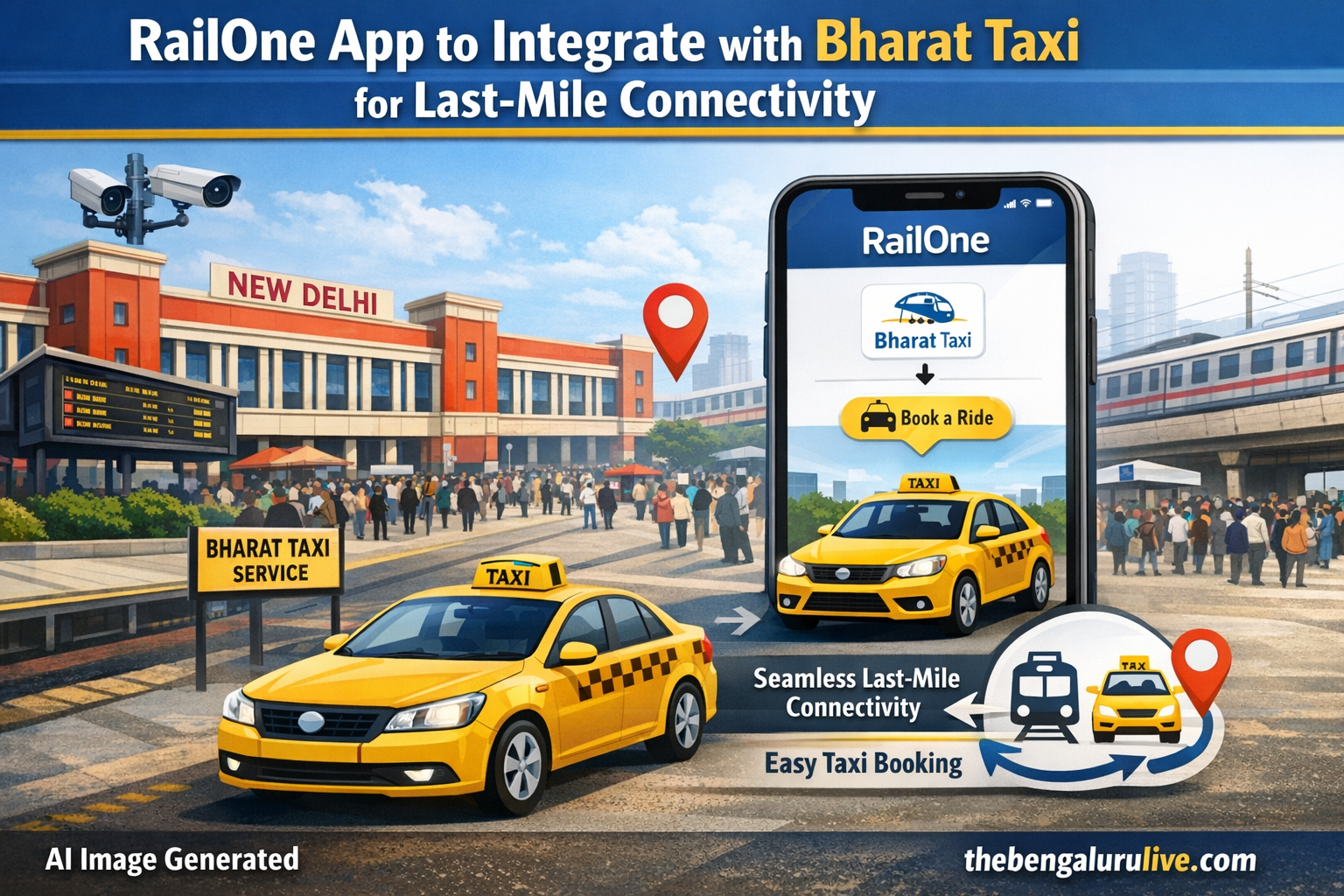 RailOne App and Bharat Taxi Integration: Improving Passenger Experience