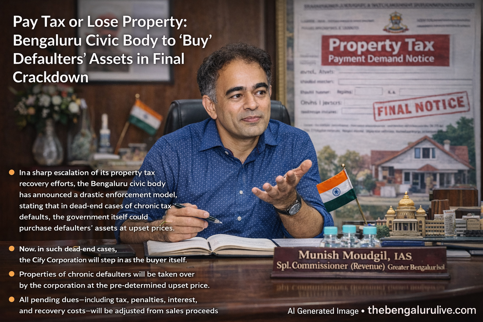 If you don't pay taxes, you will lose your house: Bengaluru Municipal Corporation's strict action to 'buy' the properties of defaulters