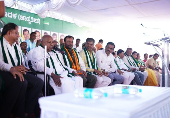 Bengaluru sewage is being discharged into Kolar and Chikkaballapur districts: Former Prime Minister Deve Gowda alleges