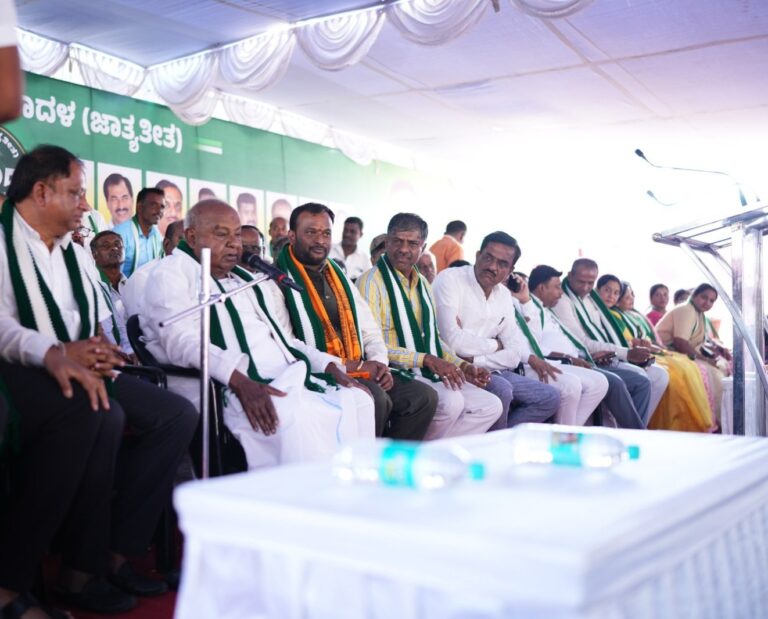 Bengaluru sewage is being discharged into Kolar and Chikkaballapur districts: Former Prime Minister Deve Gowda alleges