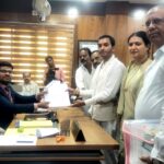 Samarth Shamanur, the grandson of senior Congress leader Shamanur Shivashankarappa, submitted his nomination prior to the party's official announcement of its candidate.