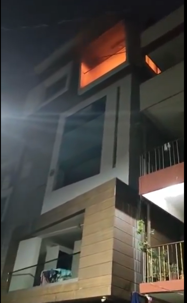 Gayatri Nagar tragedy: Fire in third floor kitchen – 53-year-old woman burnt alive