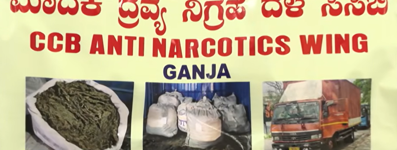 Bangalore police raid: Ganja worth Rs 3.57 crore seized