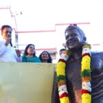 Puneeth Rajkumar's statue inaugurated in front of Sanke Tank in Sadashivanagar