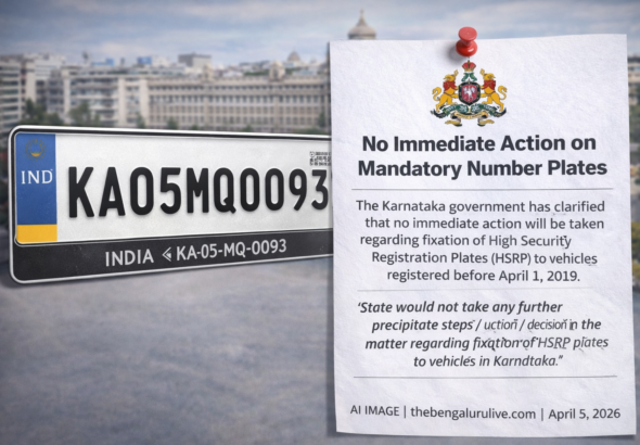 HSRP ಕುರಿತು ಸರ್ಕಾರ ಸ್ಪಷ್ಟನೆ: ಹಳೆಯ ವಾಹನಗಳಿಗೆ ತಕ್ಷಣದ ಕ್ರಮ ಇಲ್ಲ
