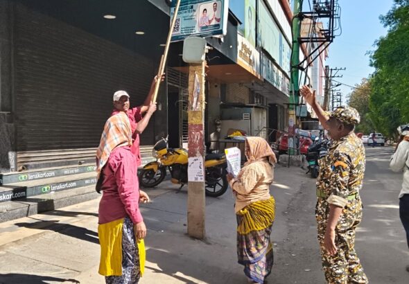 ಬೆಂಗಳೂರು ಪೂರ್ವ ವಲಯದಲ್ಲಿ ಅನಧಿಕೃತ ಫ್ಲೆಕ್ಸ್ ವಿರುದ್ಧ ಕಠಿಣ ಕ್ರಮ: 3 ದಿನಗಳಲ್ಲಿ 1,872 ತೆರವು