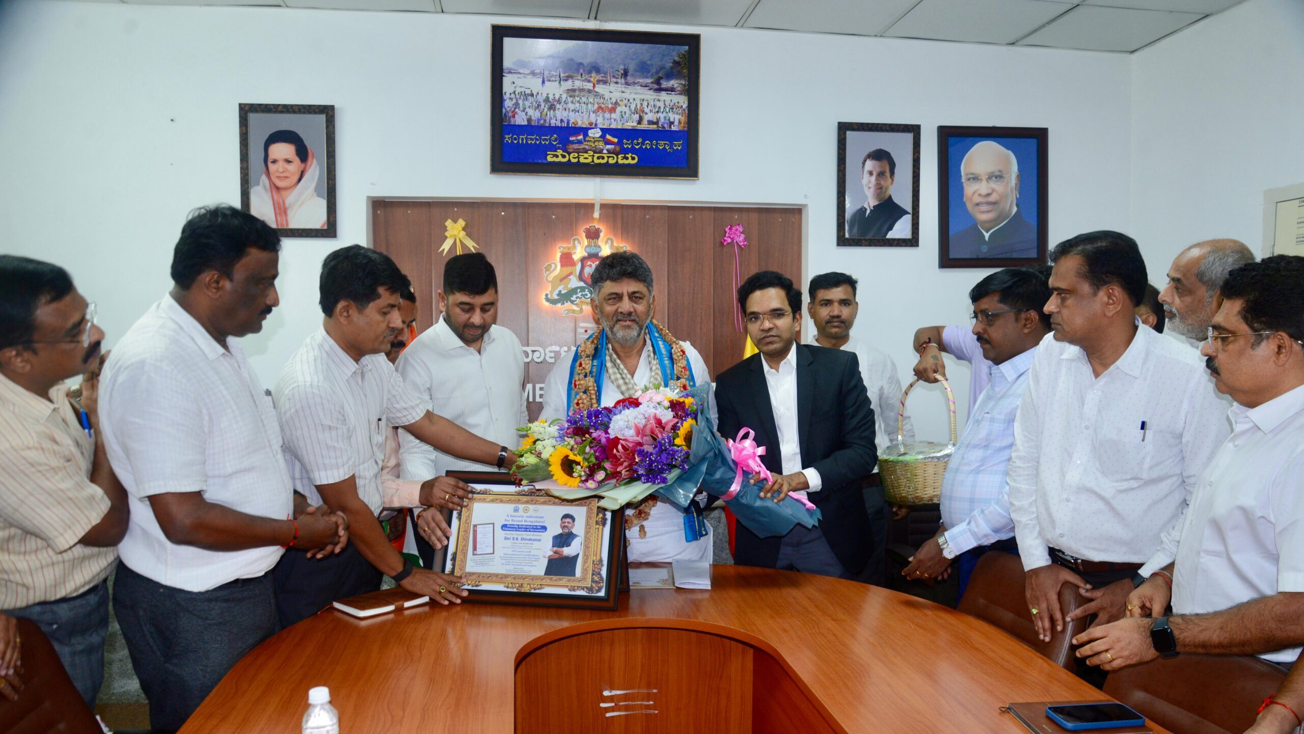 𝗕𝗪𝗦𝗦𝗕ಗೆ 𝗜𝗦𝗢 𝟱𝟬𝟬𝟬𝟭:𝟮𝟬𝟭𝟴 ಅಂತಾರಾಷ್ಟ್ರೀಯ ಪ್ರಮಾಣಪತ್ರ; ದೇಶದ ಮೊದಲ ಜಲಮಂಡಳಿ ಎಂಬ ಗೌರವ
