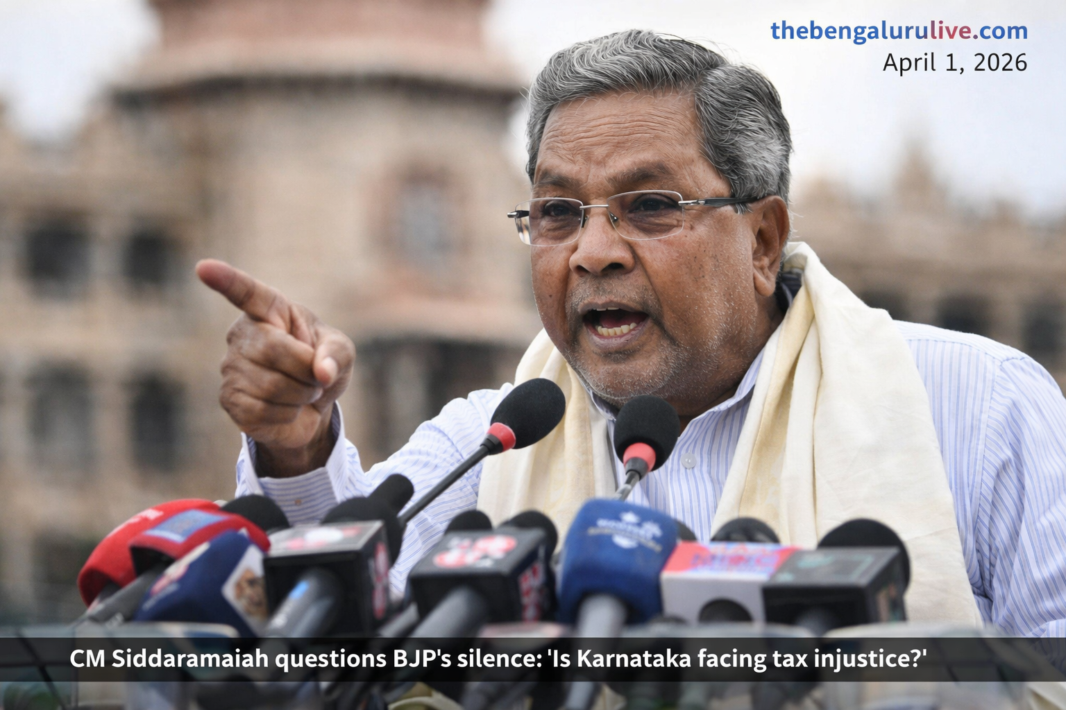 “ಕರ್ನಾಟಕಕ್ಕೆ ತೆರಿಗೆ ಅನ್ಯಾಯವೇ?” ಕೇಂದ್ರದ ವಿರುದ್ಧ ಸಿಎಂ ಸಿದ್ದರಾಮಯ್ಯ ಕಿಡಿ; ಬಿಜೆಪಿ ಮೌನಕ್ಕೆ ಪ್ರಶ್ನೆ