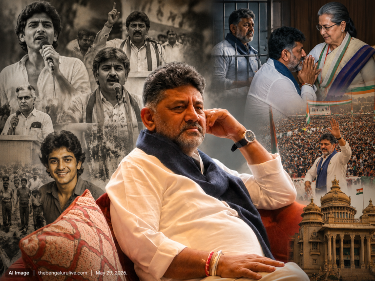 ವಿದ್ಯಾರ್ಥಿ ರಾಜಕೀಯದಿಂದ ಮುಖ್ಯಮಂತ್ರಿ ಹುದ್ದೆವರೆಗೆ: ಡಿ.ಕೆ. ಶಿವಕುಮಾರ್ ಅವರ ಹೋರಾಟ, ಜೈಲು ಜೀವನ ಮತ್ತು ರಾಜಕೀಯ ಪುನರುತ್ಥಾನದ ಕಥೆ