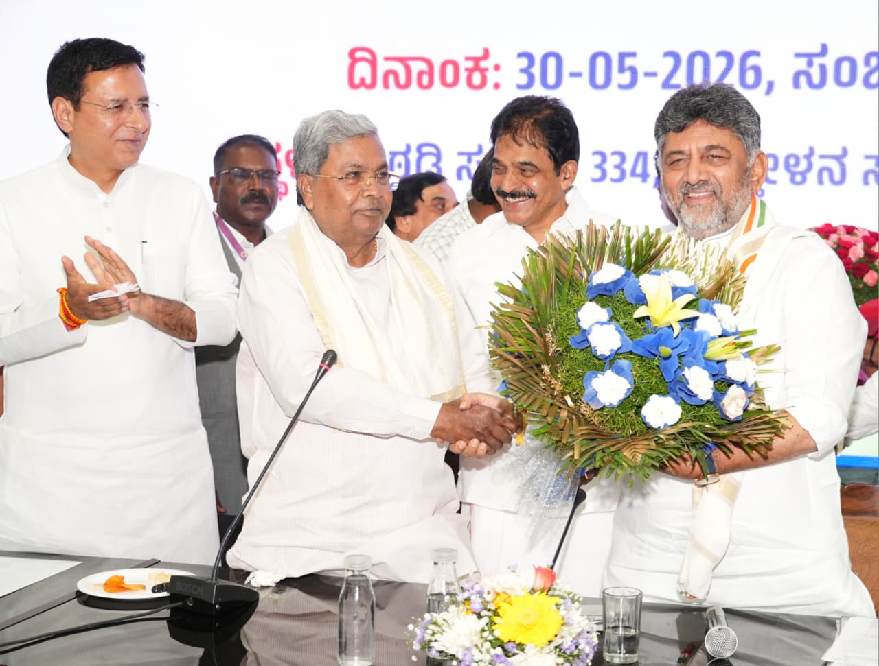ಜೂನ್ 3ರಂದು ಡಿ.ಕೆ. ಶಿವಕುಮಾರ್ ಮುಖ್ಯಮಂತ್ರಿ ಪ್ರಮಾಣವಚನ; ಕಾಂಗ್ರೆಸ್ ಶಾಸಕಾಂಗ ಪಕ್ಷದ ನಾಯಕರಾಗಿ ಅವಿರೋಧ ಆಯ್ಕೆ