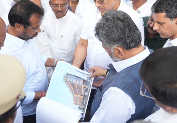 ಜೂನ್ 3ರ ಪ್ರಮಾಣ ವಚನದ ಬಳಿಕ ಕಾಂಗ್ರೆಸ್ ಭವನ ಭೂಮಿಪೂಜೆ ಸಾಧ್ಯತೆ: ಡಿ.ಕೆ. ಶಿವಕುಮಾರ್