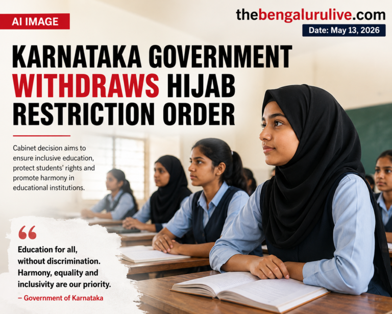 ಶೈಕ್ಷಣಿಕ ಸಂಸ್ಥೆಗಳಲ್ಲಿ ಹಿಜಾಬ್ ನಿರ್ಬಂಧ ಆದೇಶ ಹಿಂಪಡೆದ ಕರ್ನಾಟಕ ಸರ್ಕಾರ