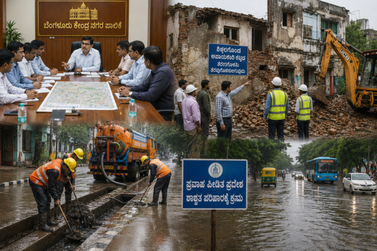 ಮಳೆಗಾಲಕ್ಕೂ ಮುನ್ನ ಶಿಥಿಲ ಕಟ್ಟಡ, ಕಾಂಪೌಂಡ್ ಗೋಡೆಗಳ ತೆರವಿಗೆ ಸೂಚನೆ; ಪ್ರವಾಹ ಪ್ರದೇಶಗಳಿಗೆ ಶಾಶ್ವತ ಪರಿಹಾರಕ್ಕೆ ರಾಜೇಂದ್ರ ಚೋಳನ್ ಆದೇಶ