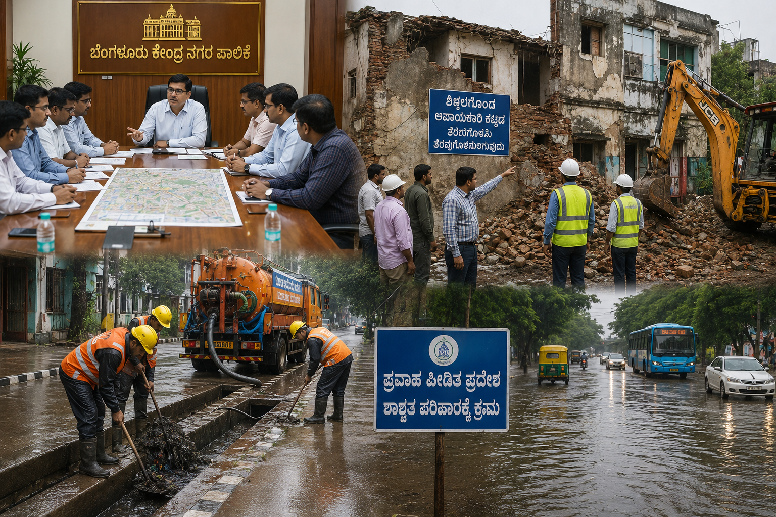 ಮಳೆಗಾಲಕ್ಕೂ ಮುನ್ನ ಶಿಥಿಲ ಕಟ್ಟಡ, ಕಾಂಪೌಂಡ್ ಗೋಡೆಗಳ ತೆರವಿಗೆ ಸೂಚನೆ; ಪ್ರವಾಹ ಪ್ರದೇಶಗಳಿಗೆ ಶಾಶ್ವತ ಪರಿಹಾರಕ್ಕೆ ರಾಜೇಂದ್ರ ಚೋಳನ್ ಆದೇಶ