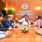 ಎಫ್‌ಕೆಸಿಸಿಐ ಅಧ್ಯಕ್ಷೆ ಉಮಾ ರೆಡ್ಡಿ ನೇತೃತ್ವದ ನಿಯೋಗ ಮುಖ್ಯಮಂತ್ರಿ ಡಿ.ಕೆ. ಶಿವಕುಮಾರ್ ಭೇಟಿ