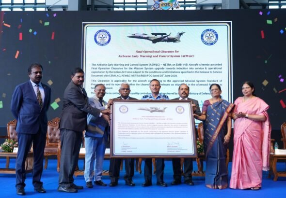 ಬಾಲಾಕೋಟ್ ದಾಳಿ ಮತ್ತು ಆಪರೇಷನ್ ಸಿಂಧೂರ್‌ನಲ್ಲಿ ಸಾಮರ್ಥ್ಯ ಸಾಬೀತುಪಡಿಸಿದ್ದ ನೇತ್ರ AEW&C ವ್ಯವಸ್ಥೆಗೆ ಅಂತಿಮ ಕಾರ್ಯಾಚರಣಾ ಅನುಮೋದನೆ