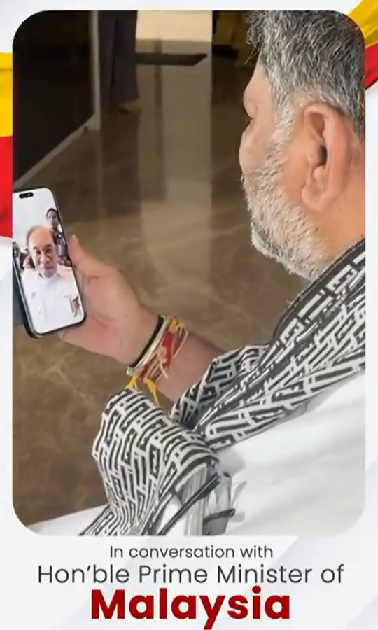ವ್ಯಾಪಾರ, ತಂತ್ರಜ್ಞಾನ ಮತ್ತು ಶಿಕ್ಷಣದಲ್ಲಿ ಬಲವಾದ ಪಾಲುದಾರಿಕೆಯನ್ನು ನಿರೀಕ್ಷಿಸುತ್ತಾ, ಕರ್ನಾಟಕ ಮುಖ್ಯಮಂತ್ರಿ ಡಿಕೆ ಶಿವಕುಮಾರ್ ಅವರನ್ನು ಮಲೇಷ್ಯಾಗೆ ಭೇಟಿ ನೀಡುವಂತೆ ಪ್ರಧಾನಿ ಆಹ್ವಾನ
