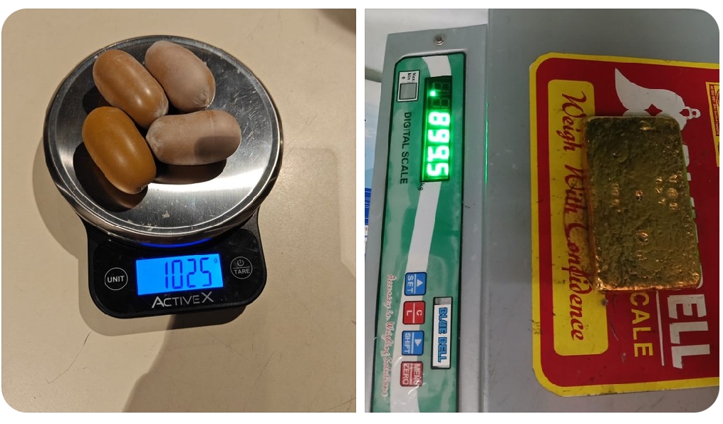ಬೆಂಗಳೂರು ವಿಮಾನ ನಿಲ್ದಾಣದಲ್ಲಿ ₹1.37 ಕೋಟಿ ಮೌಲ್ಯದ ಚಿನ್ನ ವಶ; ದುಬೈ ಪ್ರಯಾಣಿಕ ಬಂಧನ
