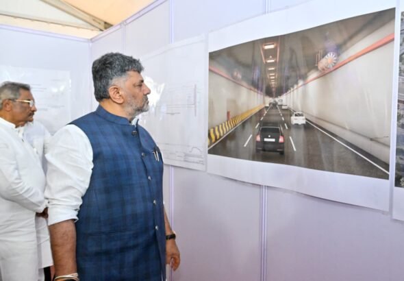 ಟೋಲ್‌ಮುಕ್ತ ಹೆಬ್ಬಾಳ ಅವಳಿ ಸುರಂಗ ಮಾರ್ಗಕ್ಕೆ ಸಿಎಂ ಡಿ.ಕೆ. ಶಿವಕುಮಾರ್ ಶಂಕುಸ್ಥಾಪನೆ; ಬೆಂಗಳೂರಿನ ಸಂಚಾರ ದಟ್ಟಣೆ ನಿವಾರಣೆಯೇ ಸರ್ಕಾರದ ಗುರಿ