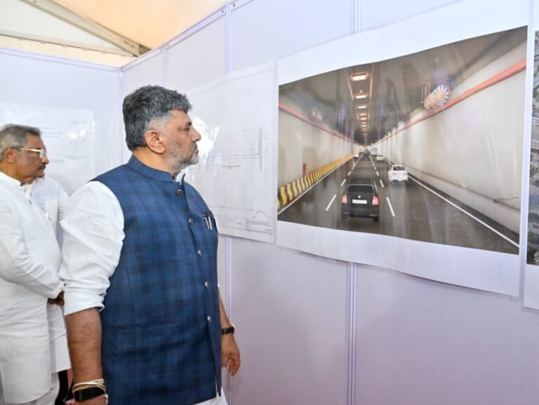 ಟೋಲ್‌ಮುಕ್ತ ಹೆಬ್ಬಾಳ ಅವಳಿ ಸುರಂಗ ಮಾರ್ಗಕ್ಕೆ ಸಿಎಂ ಡಿ.ಕೆ. ಶಿವಕುಮಾರ್ ಶಂಕುಸ್ಥಾಪನೆ; ಬೆಂಗಳೂರಿನ ಸಂಚಾರ ದಟ್ಟಣೆ ನಿವಾರಣೆಯೇ ಸರ್ಕಾರದ ಗುರಿ