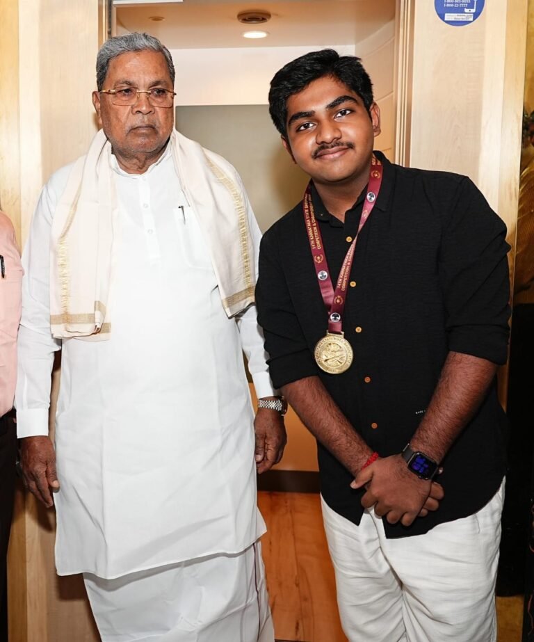 ಕರ್ನಾಟಕ ರಾಜ್ಯ ಶೂಟಿಂಗ್ ಚಾಂಪಿಯನ್‌ಶಿಪ್‌ನಲ್ಲಿ ನಾಲ್ಕು ಚಿನ್ನದ ಪದಕ ಗೆದ್ದ ಪಿ. ಅಭಯ್ ಸೂರ್ಯಗೆ ಅಭಿನಂದನೆ