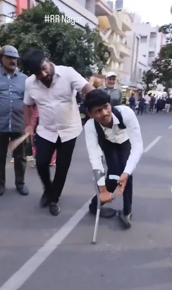 ಉತ್ತರ ಪ್ರದೇಶದ ಯುವಕ ಬೆಂಗಳೂರಿನಲ್ಲಿ ಅಂಗವಿಕಲನಂತೆ ನಟಿಸಿ ಭಿಕ್ಷಾಟನೆ ನಡೆಸಿದ ಆರೋಪ