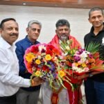 ಕರ್ನಾಟಕ ರಾಜ್ಯ ಕ್ರಿಕೆಟ್ ಅಸೋಸಿಯೇಷನ್ ನಿಯೋಗ ಮುಖ್ಯಮಂತ್ರಿ ಡಿ.ಕೆ. ಶಿವಕುಮಾರ್ ಭೇಟಿ