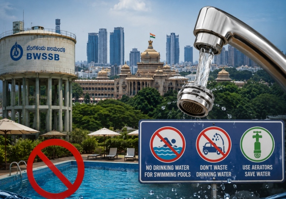 ಎಲ್‌ನಿನೋ ಆತಂಕದ ನಡುವೆ ಬೆಂಗಳೂರಿನಲ್ಲಿ ಈಜುಕೊಳಗಳಿಗೆ ಕುಡಿಯುವ ನೀರು ನಿಷೇಧ; ನೀರು ಉಳಿಸಲು BWSSBಯಿಂದ ಮೂರು ಮಹತ್ವದ ಆದೇಶ