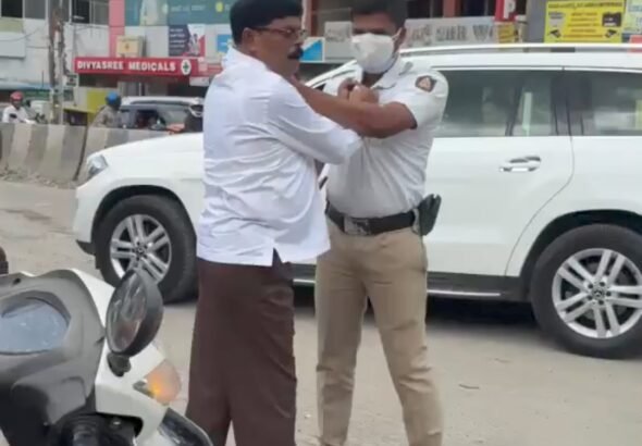 ಬೆಂಗಳೂರು ಟ್ರಾಫಿಕ್ ಪೊಲೀಸ್ ಕಾನ್‌ಸ್ಟೆಬಲ್ ಮೇಲೆ ಹಲ್ಲೆ ಆರೋಪ: ಜೆಡಿಎಸ್ ನಾಯಕ ಗೊಟ್ಟಿಗೆರೆ ಮಂಜಣ್ಣ ಬಂಧನ