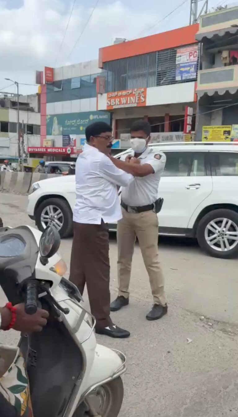 ಬೆಂಗಳೂರು ಟ್ರಾಫಿಕ್ ಪೊಲೀಸ್ ಕಾನ್‌ಸ್ಟೆಬಲ್ ಮೇಲೆ ಹಲ್ಲೆ ಆರೋಪ: ಜೆಡಿಎಸ್ ನಾಯಕ ಗೊಟ್ಟಿಗೆರೆ ಮಂಜಣ್ಣ ಬಂಧನ