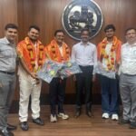 ಕಾಶ್ಮೀರದಿಂದ ಕನ್ಯಾಕುಮಾರಿವರೆಗೆ ಸೈಕ್ಲಿಂಗ್ ಸಾಧನೆ: ಸತ್ವೀರ್ ರೊಟ್ಟಿ ಮತ್ತು ಪುತ್ರರಿಗೆ ಕ್ರೀಡಾ ಆಯುಕ್ತ ಅನುಚೇತ್ ಸನ್ಮಾನ