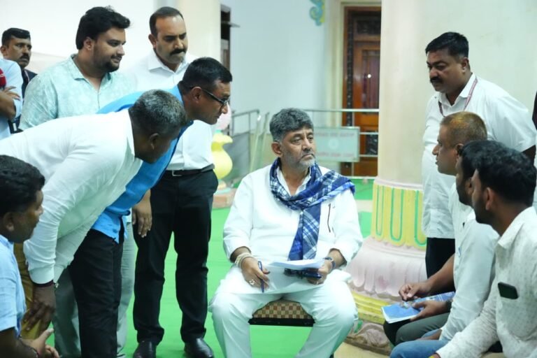 ಬೈರಮಂಗಲ, ಕಂಚುಗಾರನಹಳ್ಳಿ ಭೂಸ್ವಾಧೀನಕ್ಕೆ ಅಂತಿಮ ಅಧಿಸೂಚನೆ ಕೋರಿ ಬಿಡದಿ ರೈತರ ಮನವಿ; ಬಲವಂತದ ಭೂಸ್ವಾಧೀನ ಇಲ್ಲ: ಡಿ.ಕೆ. ಶಿವಕುಮಾರ್