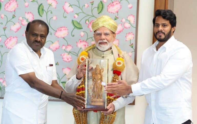 ಉಕ್ಕು, ಉತ್ಪಾದನೆ ಮತ್ತು ಕರ್ನಾಟಕ ಎನ್‌ಡಿಎ: ದೆಹಲಿಯಲ್ಲಿ ಪ್ರಧಾನಿ ಮೋದಿಯನ್ನು ಭೇಟಿಯಾದ ಎಚ್.ಡಿ. ಕುಮಾರಸ್ವಾಮಿ