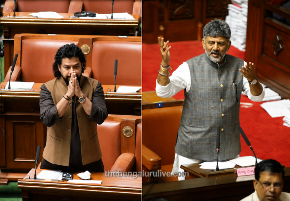 ನೋಟಿಸ್ ನೀಡಿ ಸದನದಲ್ಲಿ ನಾಗೇಂದ್ರ ವಿಚಾರ ಚರ್ಚಿಸಿ, ಸುಮ್ಮನೆ ರಾಜೀನಾಮೆ ಕೇಳುವುದರಲ್ಲಿ ಅರ್ಥವಿಲ್ಲ: ಸಿಎಂ ಡಿ ಕೆ ಶಿವಕುಮಾರ್